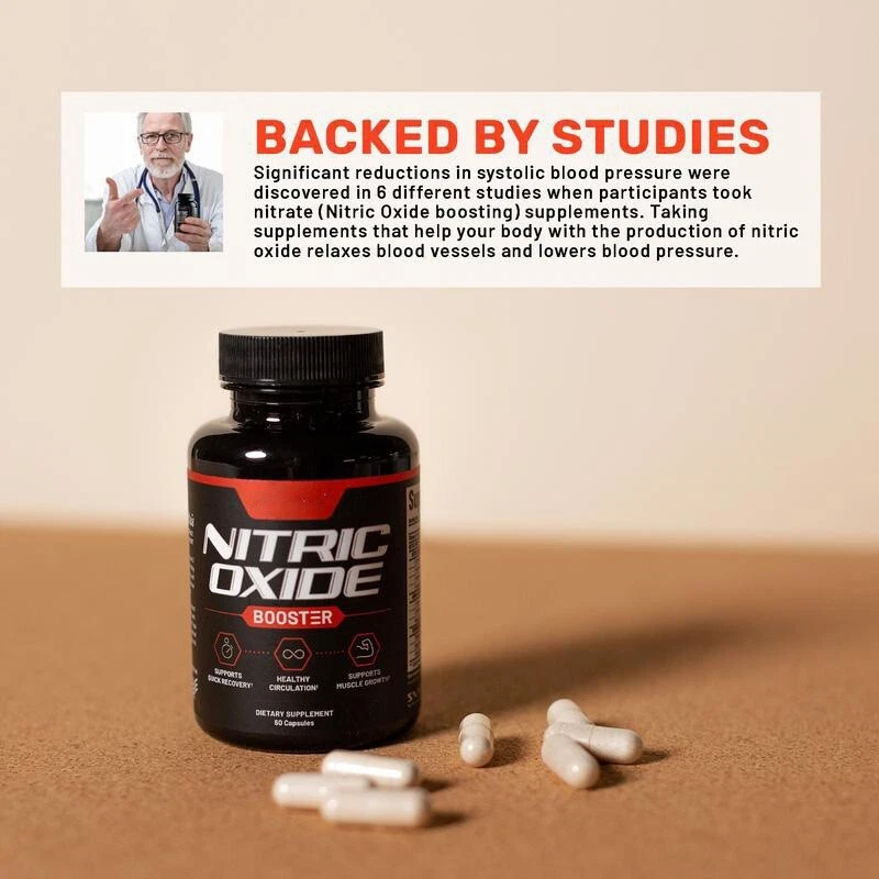 NITRIC OXIDE NO2 Booster 90 Capsules BOOST MUSCLE PREMIUM GRADE ...