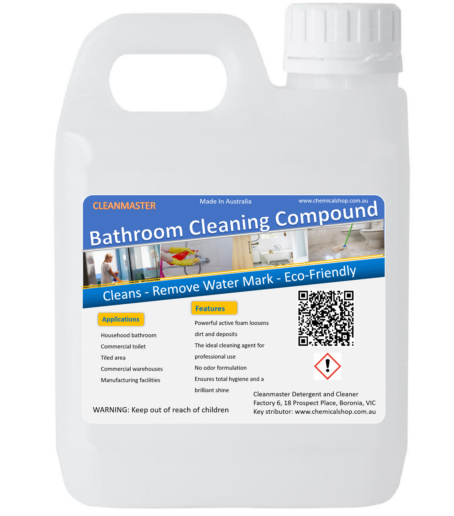 Cleanmaster Bathroom Cleaner Extra Concentrated