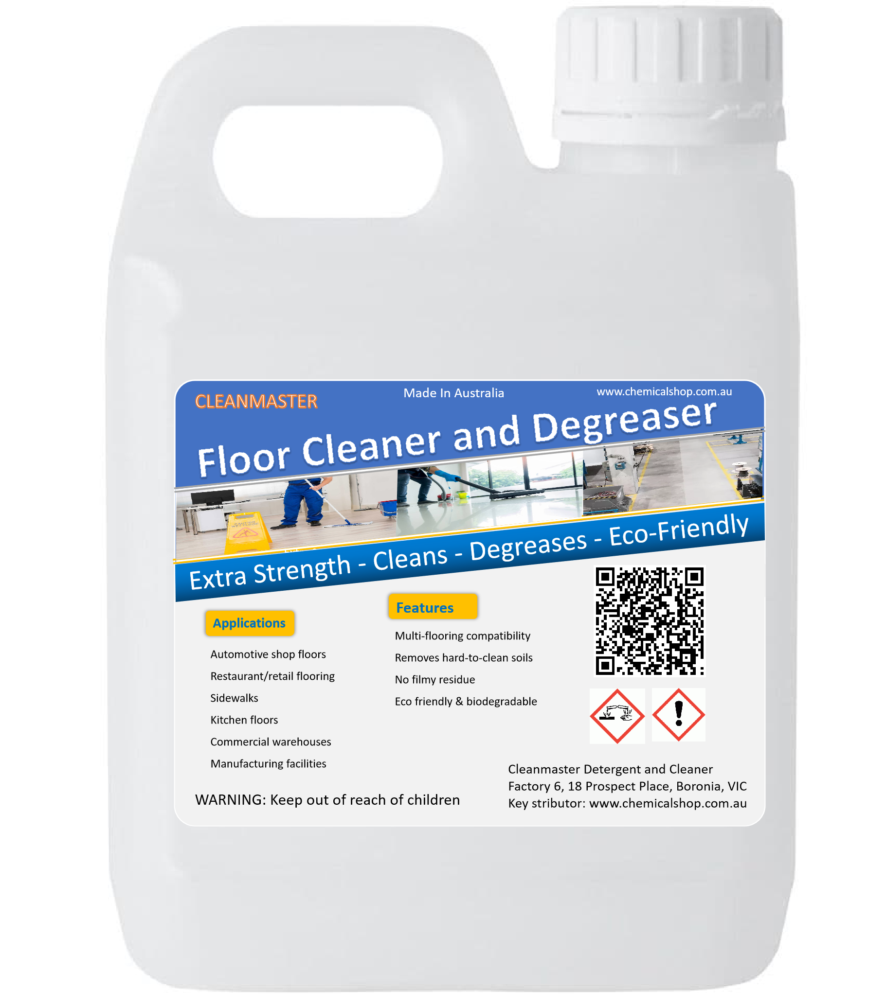 Cleanmaster Floor Cleaner Extra Strength – ChemicalShop